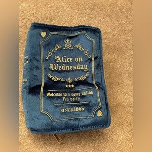 Alice on Wednesday Blue Velvet Book Cover